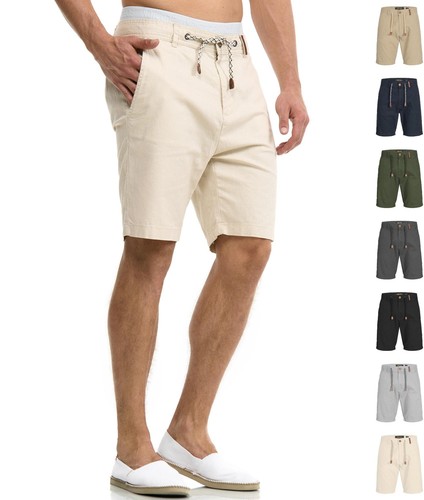 Indicode herren leinenshorts - herren,