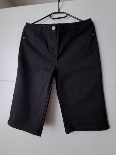 Damen bermuda schwarz 38 - bermuda, schwarz,