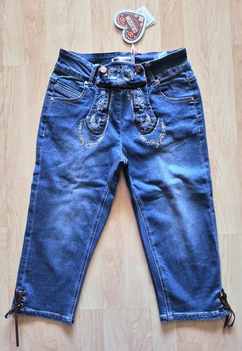 Shorts jeans mit stickerei - jeans,
