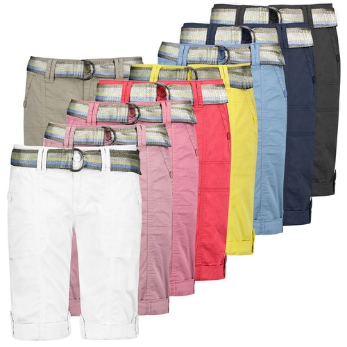 Damen bermuda shorts mit - damen,