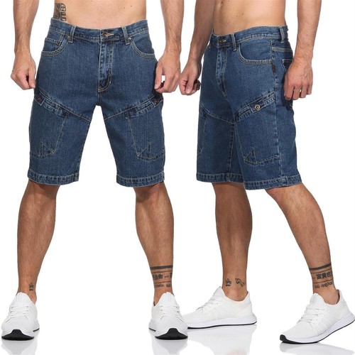 Herren jeans short bermuda - herren, 3/4