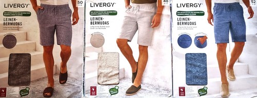 Liverg leinen bermudas shorts - leinen,
